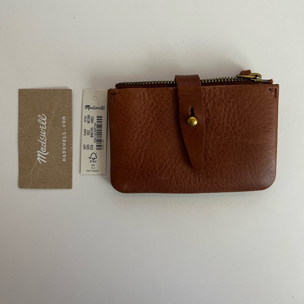Madewell The Leather Accordion Wallet - NEW